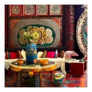 Assimilation of traditional Indian crafts in modern home decor